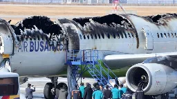 Passenger plane catches fire at South Korean airport. All 176 on board evacuated