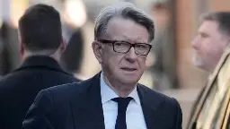 Peter Mandelson tells journalist to 'f*** off' when asked about relationship with Jeffrey Epstein