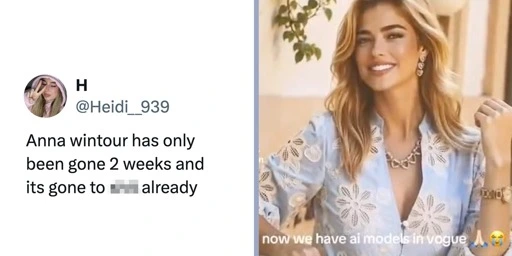 "Cheap, chintzy, lazy": Readers are canceling their Vogue subscriptions after AI-generated models appear in August issue