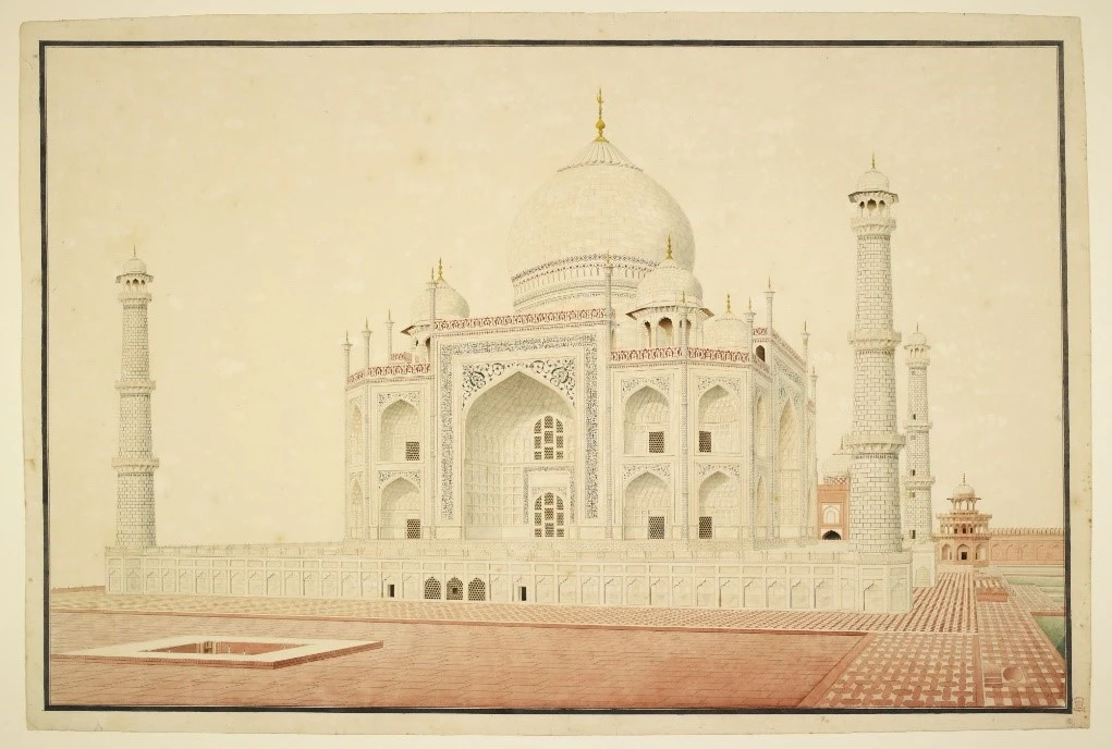 Drawings of the Taj Mahal and Agra monuments commissioned by Lady Maria Nugent in the early 19th century