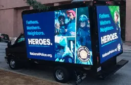 The National Police Association launches pro-police mobile billboards