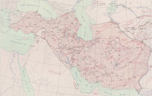 Ilkhanate map