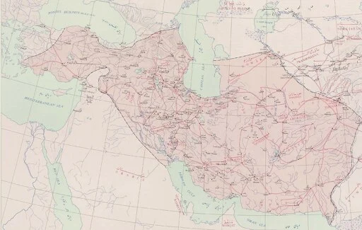 Ilkhanate map