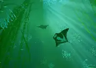 [Official Art] Manta Rays - Abzu