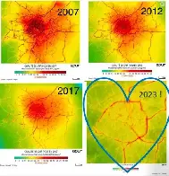 Paris air quality 2007-2023