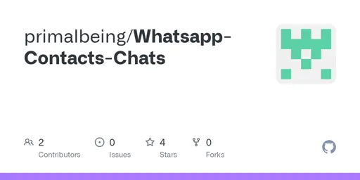 GitHub - primalbeing/Whatsapp-Contacts-Chats