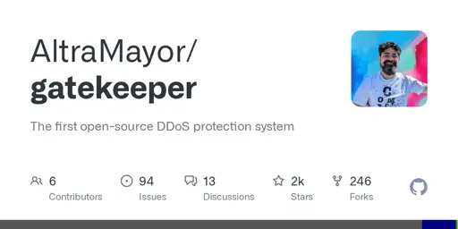 GitHub - AltraMayor/gatekeeper: The first open-source DDoS protection system