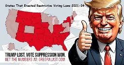 Trump Lost. Vote Suppression Won.