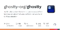 Ghostty terminal is out!