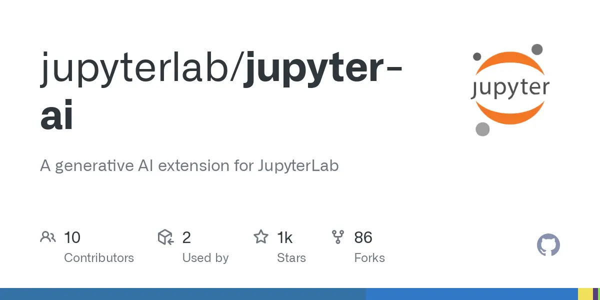 GitHub - jupyterlab/jupyter-ai: A generative AI extension for JupyterLab