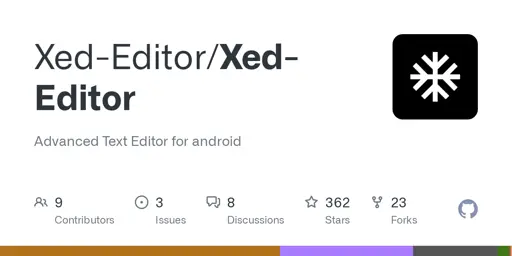 GitHub - Xed-Editor/Xed-Editor: Advanced Text Editor for android