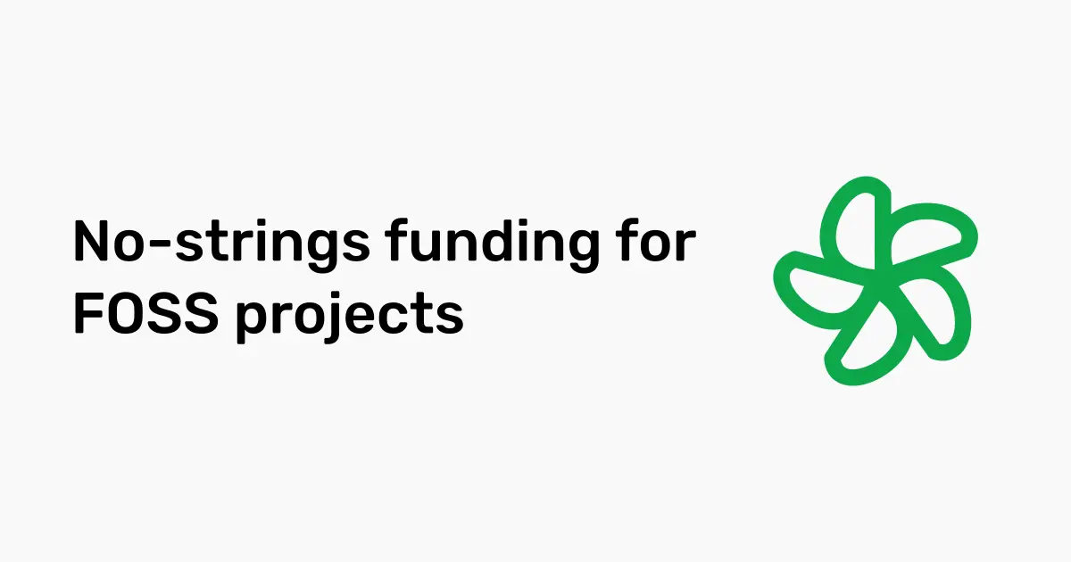 Announcing FLOSS/fund: $1M per year for free and open source projects