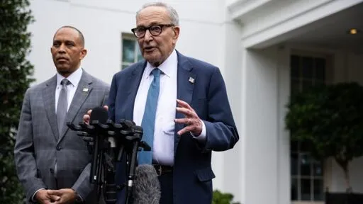 Trump posts racist, AI-generated video of Schumer and Jeffries ahead of looming government shutdown | CNN Politics