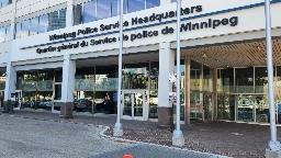 Man arrested, charged after revving engine outside Winnipeg police HQ