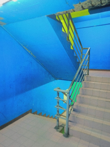 Emergency Stairs from the same Mall with Empty Basement