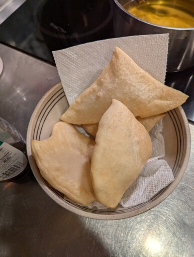 Sopapillas in a bowl