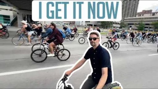 I changed my mind about these bike protests