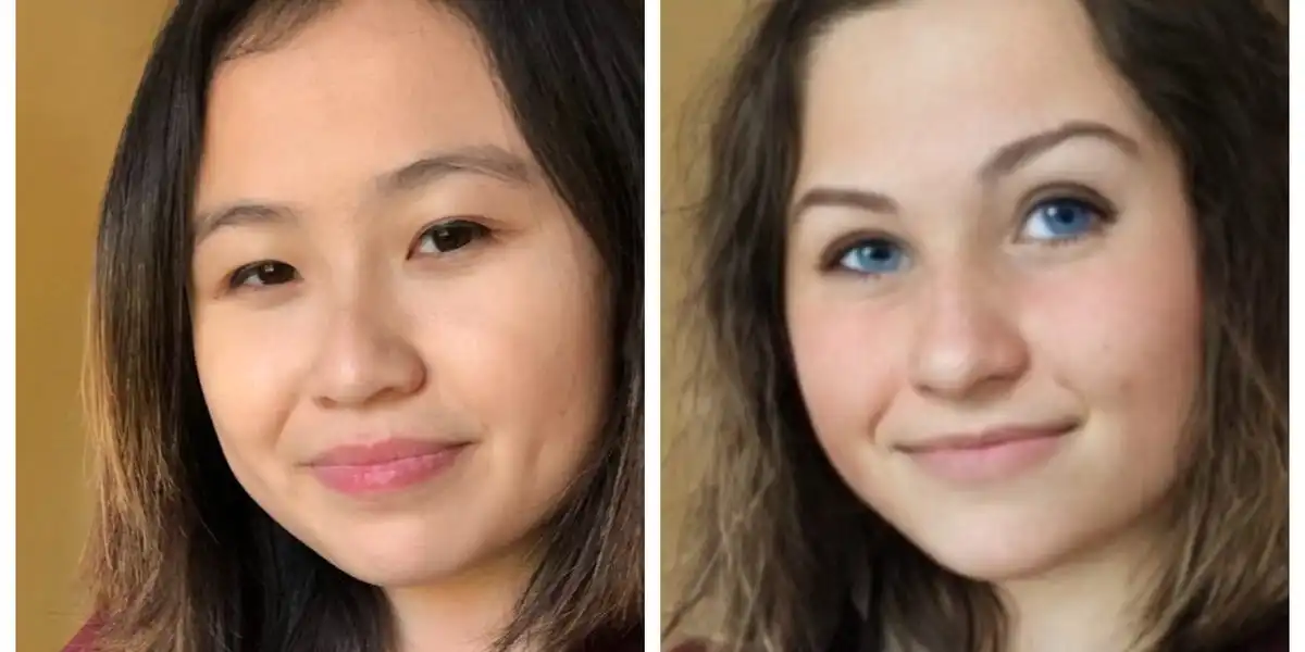 An Asian MIT student asked AI to turn an image of her into a professional headshot. It made her white, with lighter skin and blue eyes.