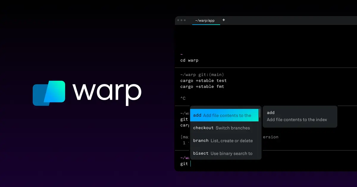 Warp: Your terminal, reimagined