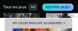 Screenshot of the numbers of games in my Heroic and Gog library. There's only 147 in Heroic but there's 149 in GoG