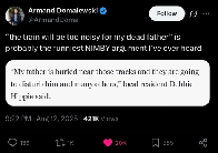The dead matter more than you getting to work