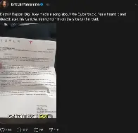 [UPDATE: fake] They made his car "cease & desist"