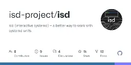 GitHub - isd-project/isd: isd (interactive systemd) – a better way to work with systemd units