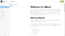 Ghost (blogging platform) - Wikipedia