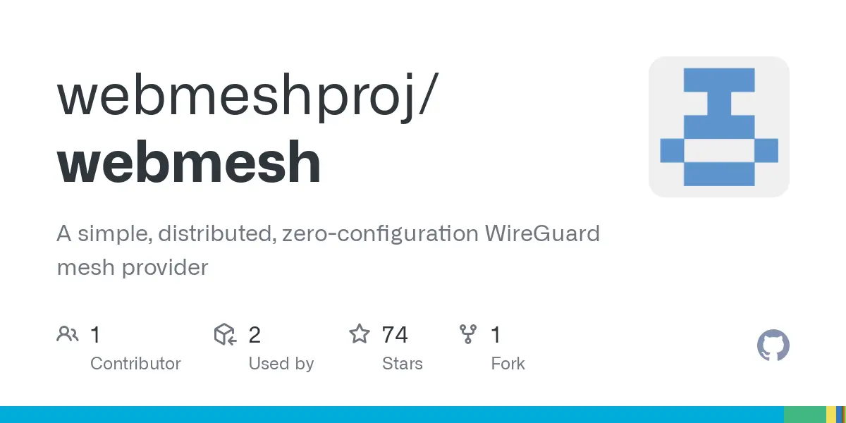 GitHub - webmeshproj/webmesh: A simple, distributed, zero-configuration WireGuard mesh provider