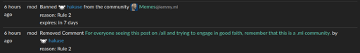 "For everyone seeing this post on /all and trying to engage in good faith, remember that this is a .ml community"