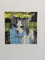 IRL pixel art me and my brother did of our late cat [OC]