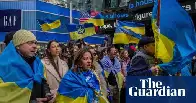 Pro-Ukraine protests erupt across US after Trump and Vance ‘ambush’ Zelenskyy