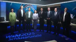 Liveblog zum Nachlesen: ++ Das war die TV-"Schlussrunde" in ARD und ZDF ++