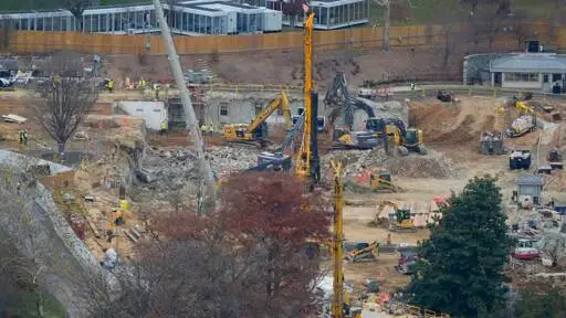 Trump administration says White House ballroom construction is a matter of national security