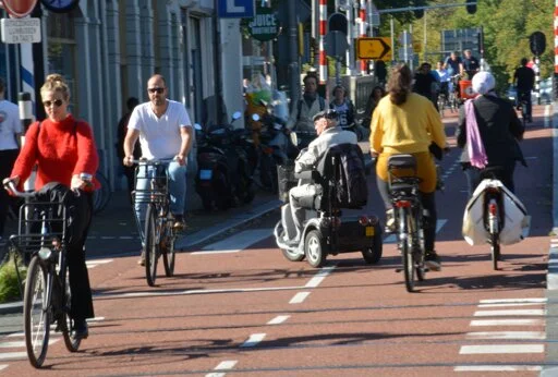 Want better bike lanes? Make room for wheelchairs and mobility scooters