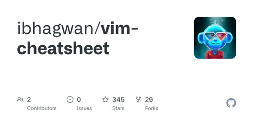 GitHub - ibhagwan/vim-cheatsheet