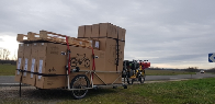 Who said you can't move furniture with a bike?