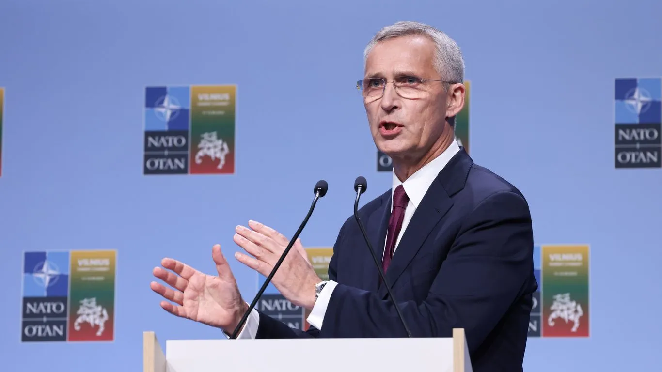 NATO chief: Ukraine to join alliance when "conditions are met"