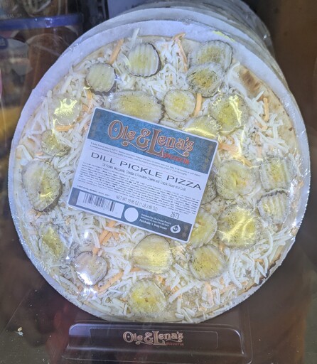 Dill pickle pizza