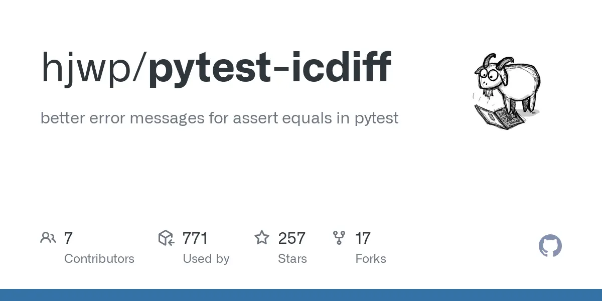 GitHub - hjwp/pytest-icdiff: better error messages for assert equals in pytest