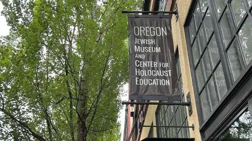 Oregon Jewish Museum vandalized with painted swastikas, suspect at large