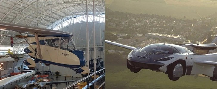 Here's what one of the first flying cars looked like and what the modern version has become