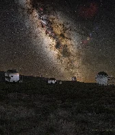 Milky Way above La Palma Observatory