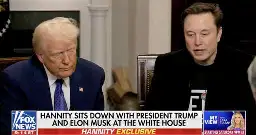 Musk and Hannity Talk Right Over Trump in Awkward Fox News Interview