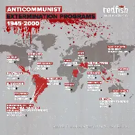 Anticommunist Extermination Programs, 1945-2000. Taken from The Jakarta Method by Vincent Bevins, appendix 5.