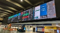 Euston's giant screen switched back ON - with train departure times not adverts