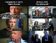 Jack Donaghy is an undercover SGC public relations agent [detail] [crossover]