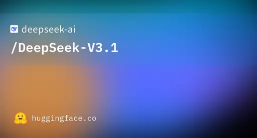 deepseek-ai/DeepSeek-V3.1 · Hugging Face