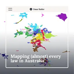 Mapping (almost) every law, regulation and case in Australia