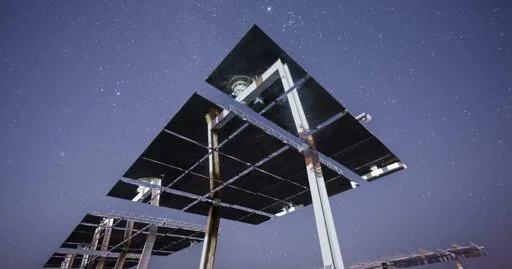 Solar power plant repurposed to hunt asteroids at night